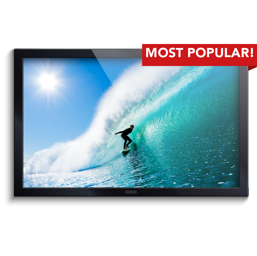 42” 4K LED USB Screen (Black bezel)